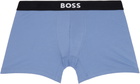 BOSS Three-Pack Multicolor Stretch Cotton Boxer Briefs