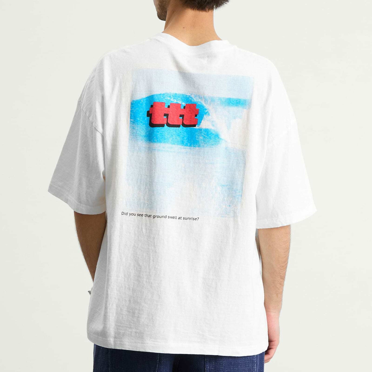 TTT MSW Men's Wave T-Shirt in White