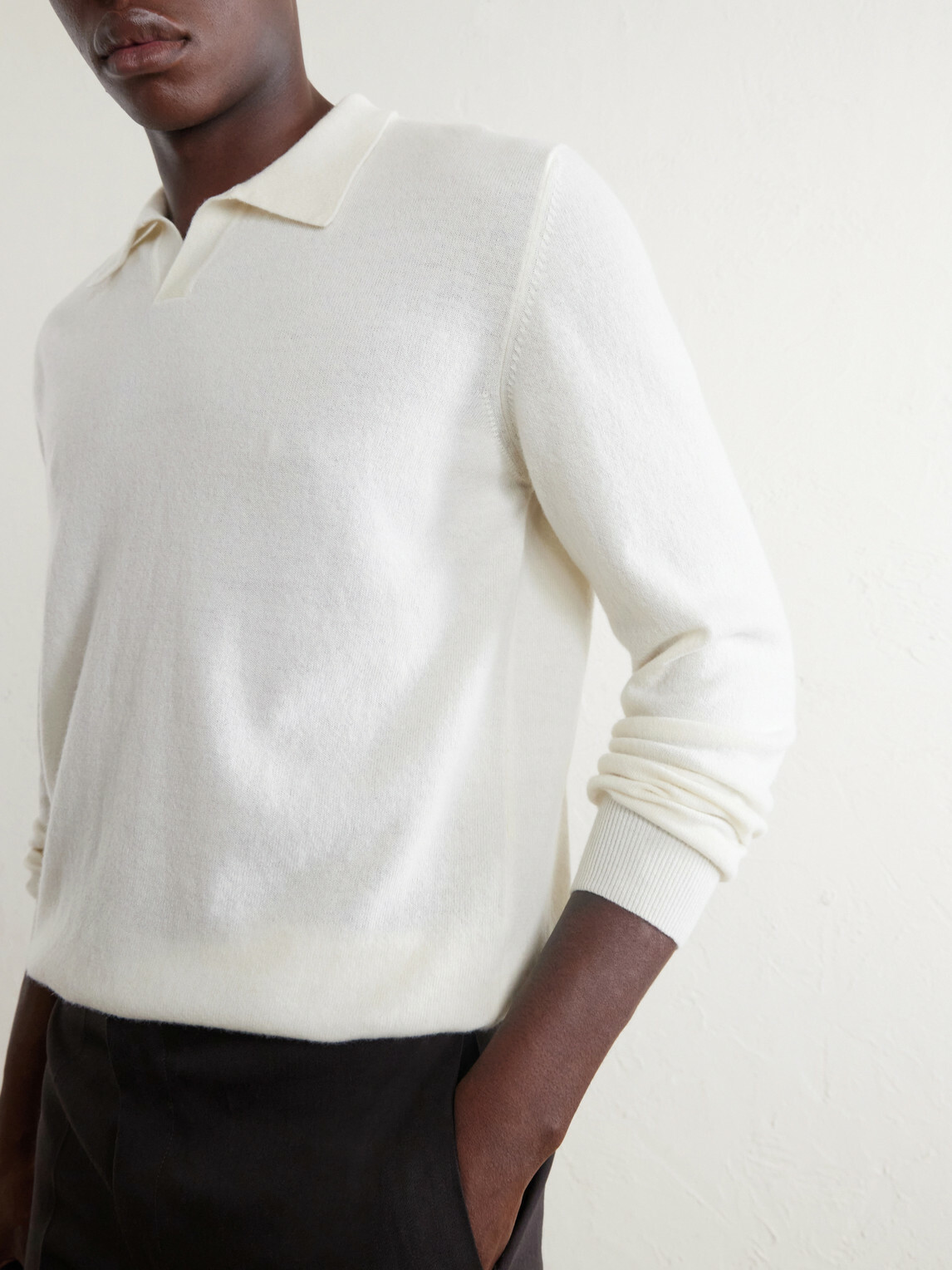 Altea - Virgin Wool Polo Sweater - Neutrals