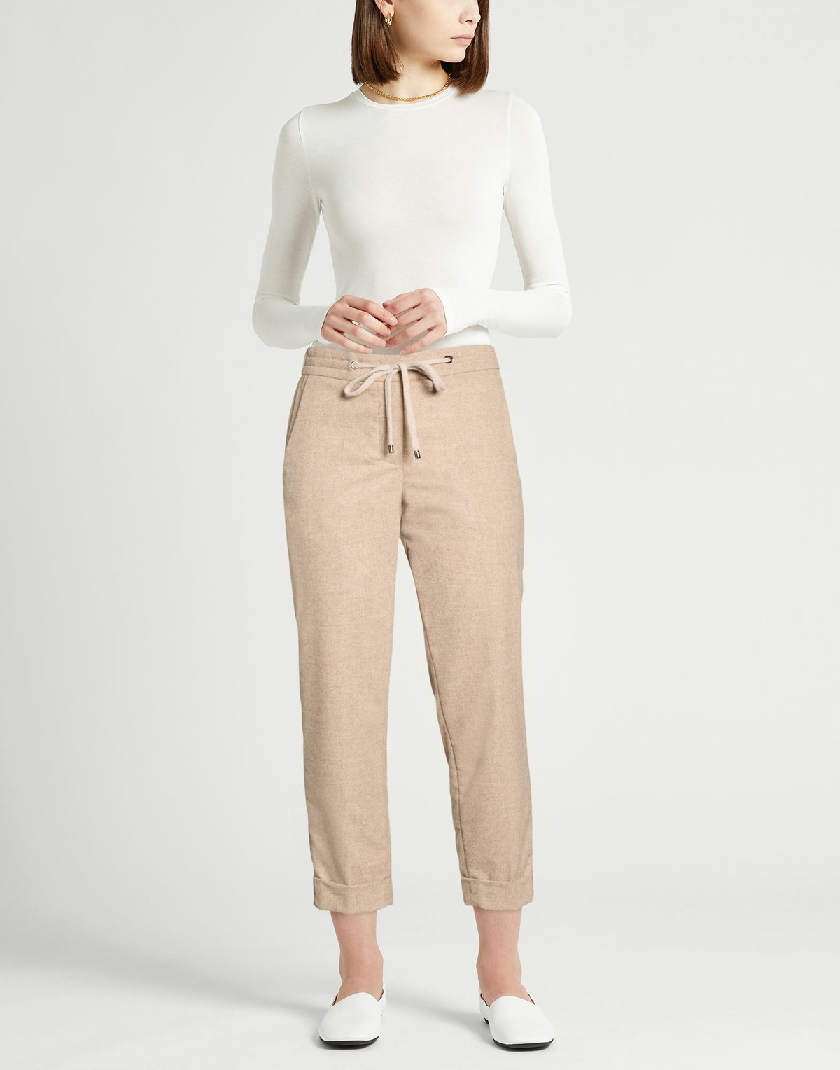 Peserico Womens Pants Sand
