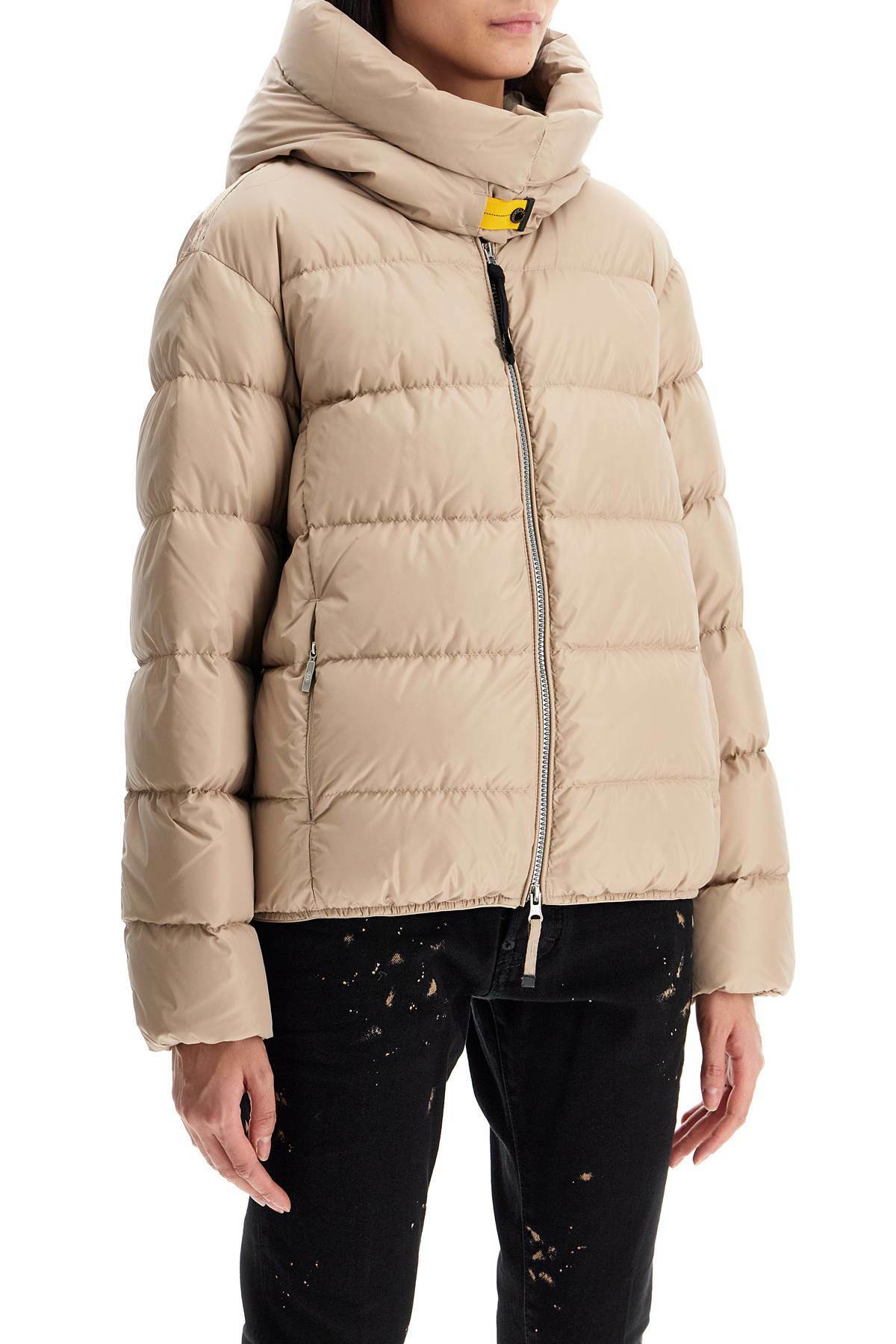 PARAJUMPERS short down jacket with hood jinny Beige Parajumpers