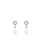 Shrimps Women's Gibson Earrings in Cream/Silver