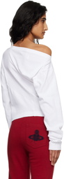 Vivienne Westwood White '96 Switch' Long Sleeve Hebo T-shirt