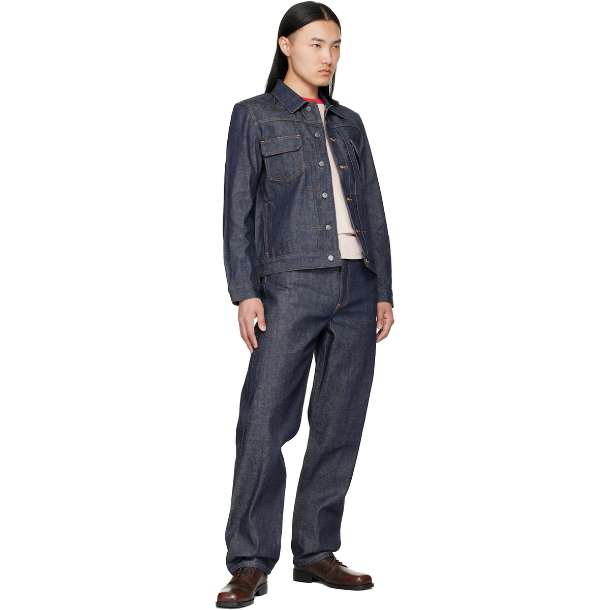 A.P.C. Indigo Jean Denim Work Jacket