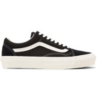 Vans - OG Old Skool LX Leather-Trimmed Canvas and Suede Sneakers - Men - Black