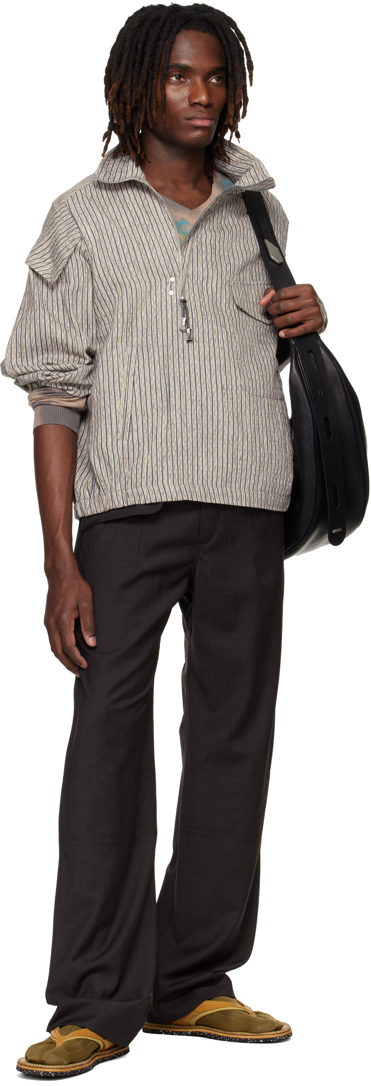 Kiko Kostadinov Brown Komlo Trousers