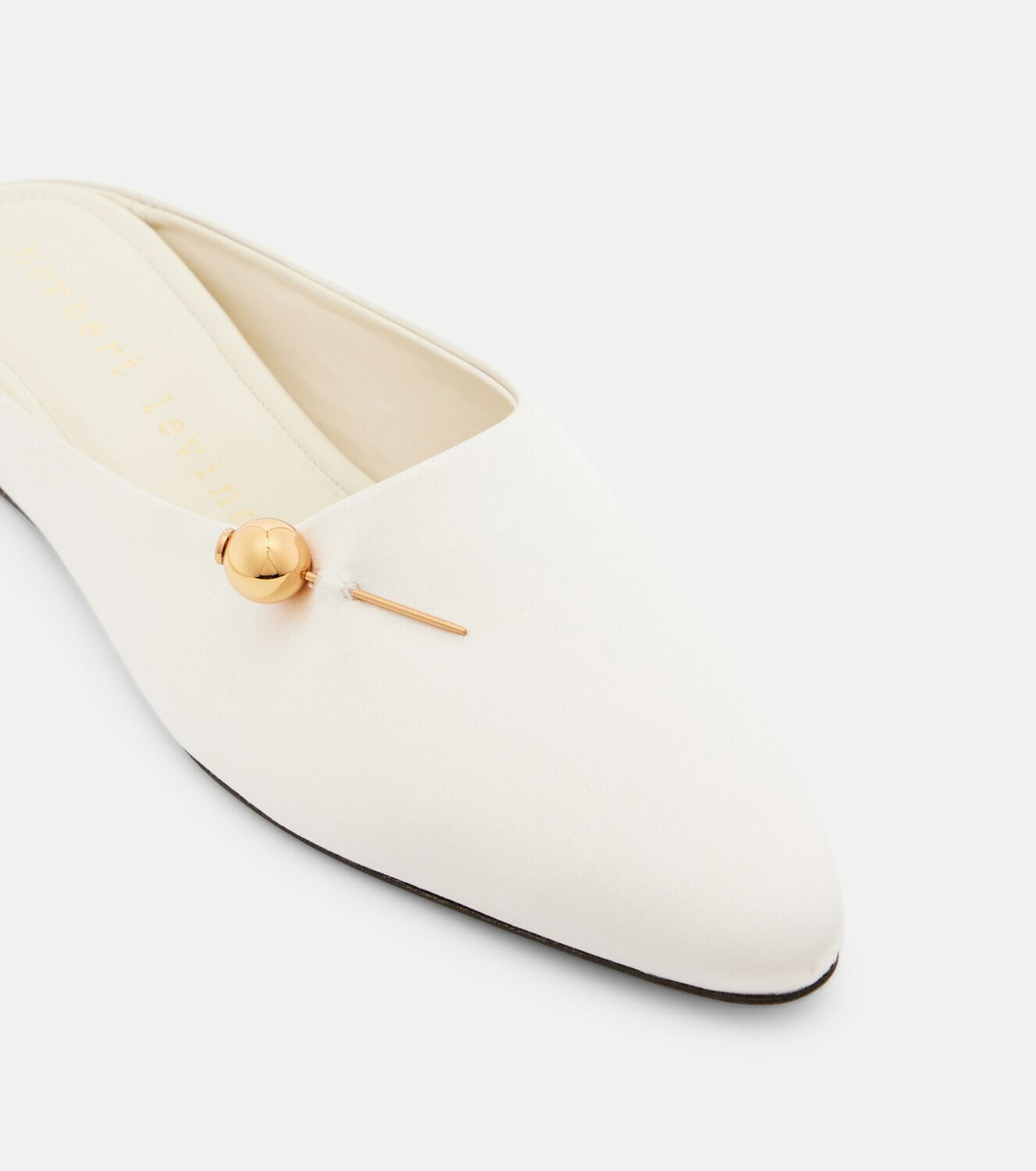 Herbert Levine Sleep On It satin mules