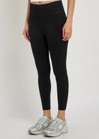 Spanx Ribbed Sculpting Knit Cropped Leggings Black