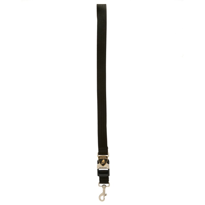 Photo: Balenciaga Men's Seatbelt Lanyard in Black 