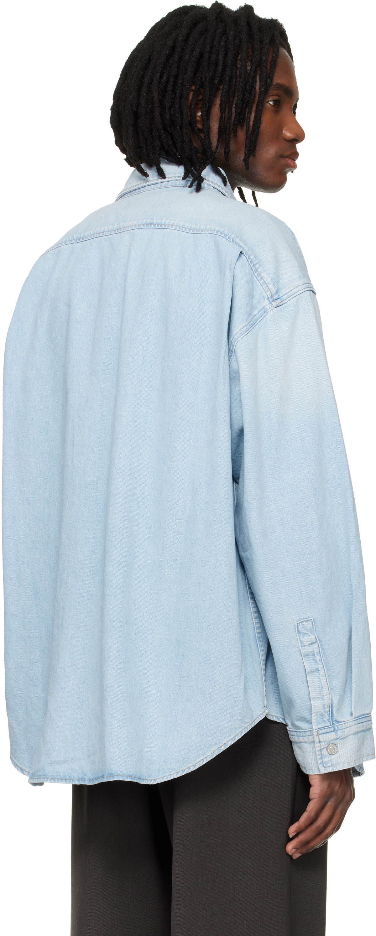 AGOLDE Blue Clark Denim Shirt