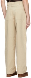 Jacquemus Beige La Montagne 'Le Pantalon Picchu' Trousers