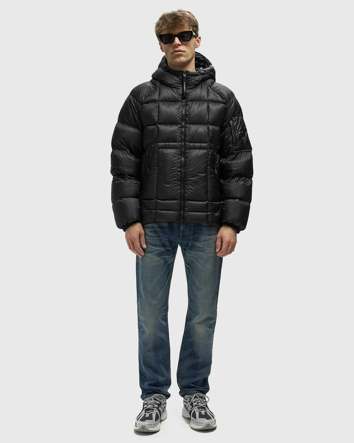 C.P. Company D.D. Shell Hooded Down Jacket Black Mens Down & Puffer Jacket