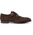George Cleverley - Thomas Cap-Toe Leather Monk-Strap Shoes - Brown