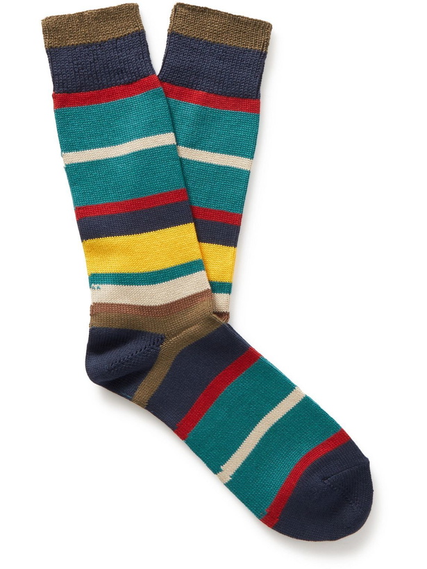 Photo: Anonymous ism - Striped Knitted Socks