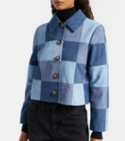 Rixo Patchwork suede jacket