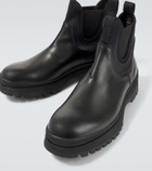 Prada Leather Chelsea boots