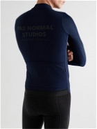 Pas Normal Studios - Mechanism Logo-Print Cycling Jersey - Blue