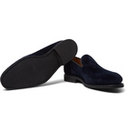 George Cleverley - Positano Cotton-Corduroy Loafers - Blue