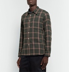 Universal Works - Brook Checked Cotton-Twill Shirt - Green
