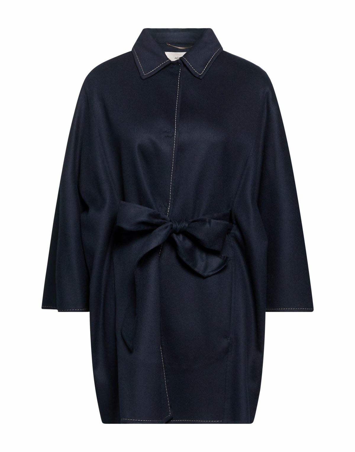 Agnona Womens Coat Midnight in Blue