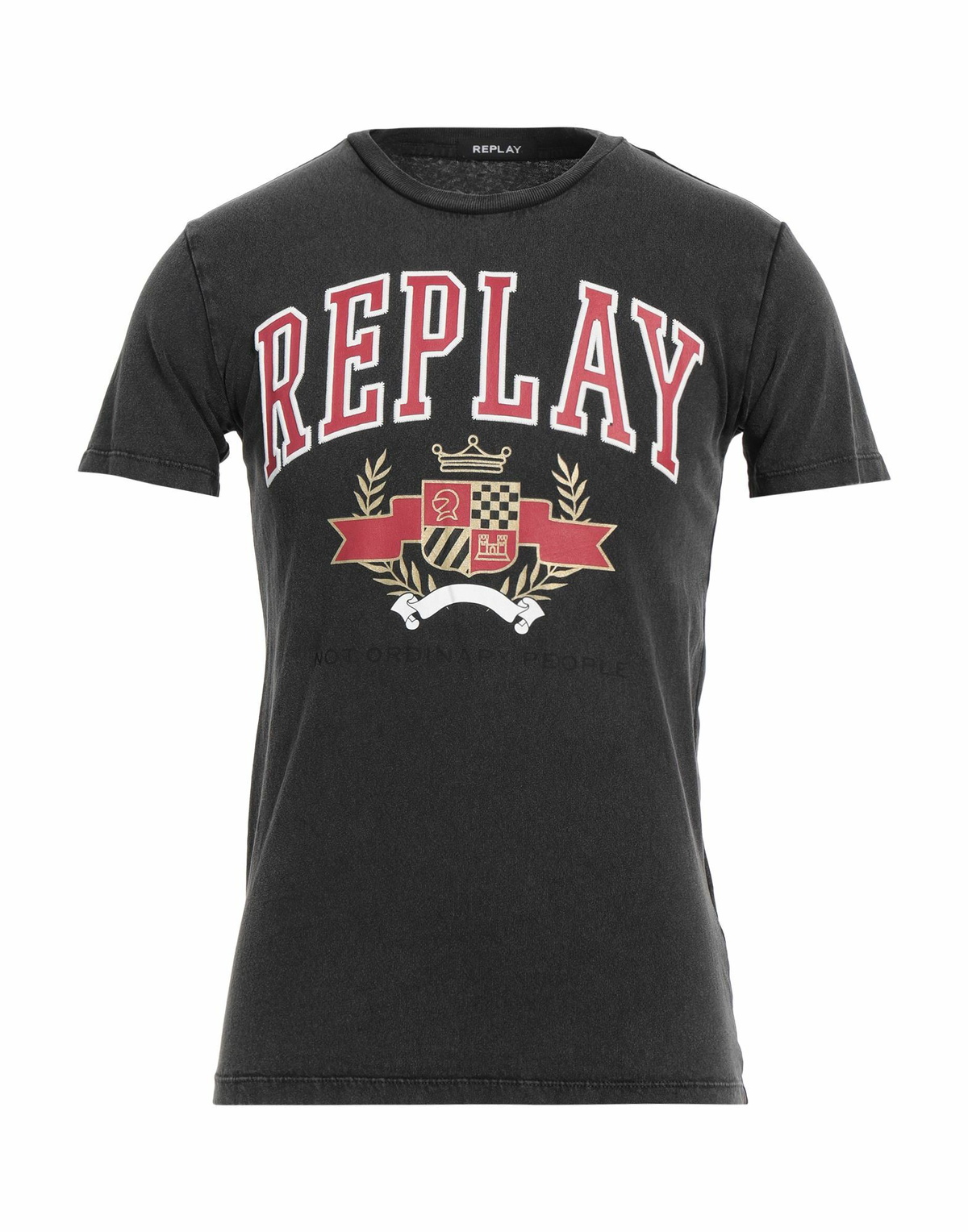 Replay Mens T-shirt in Black