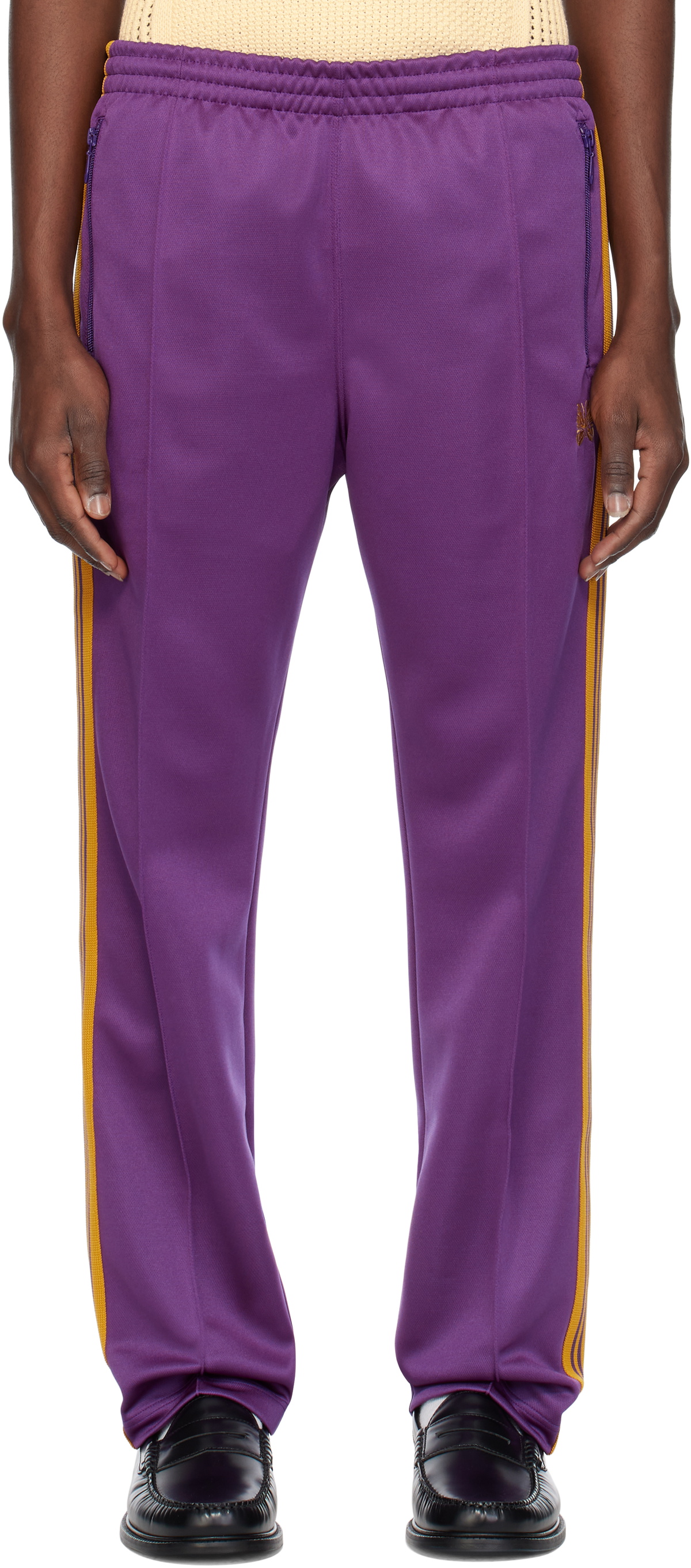 NEEDLES Purple Narrow Track Pants Needles