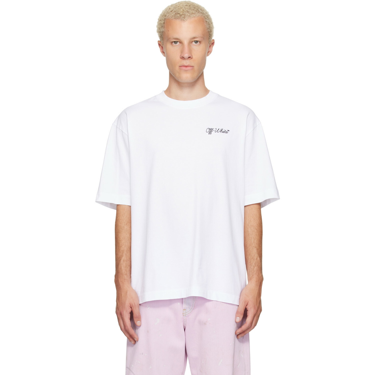 Off-White White Script Logo Skate T-shirt