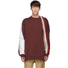 Y/Project Burgundy Winged Sweatshirt