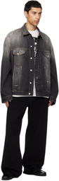 Acne Studios Black Oversized Denim Jacket