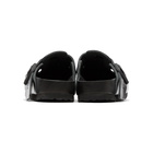 Rick Owens Black BIRKENSTOCK Edition Leather Boston Slip-On Loafers