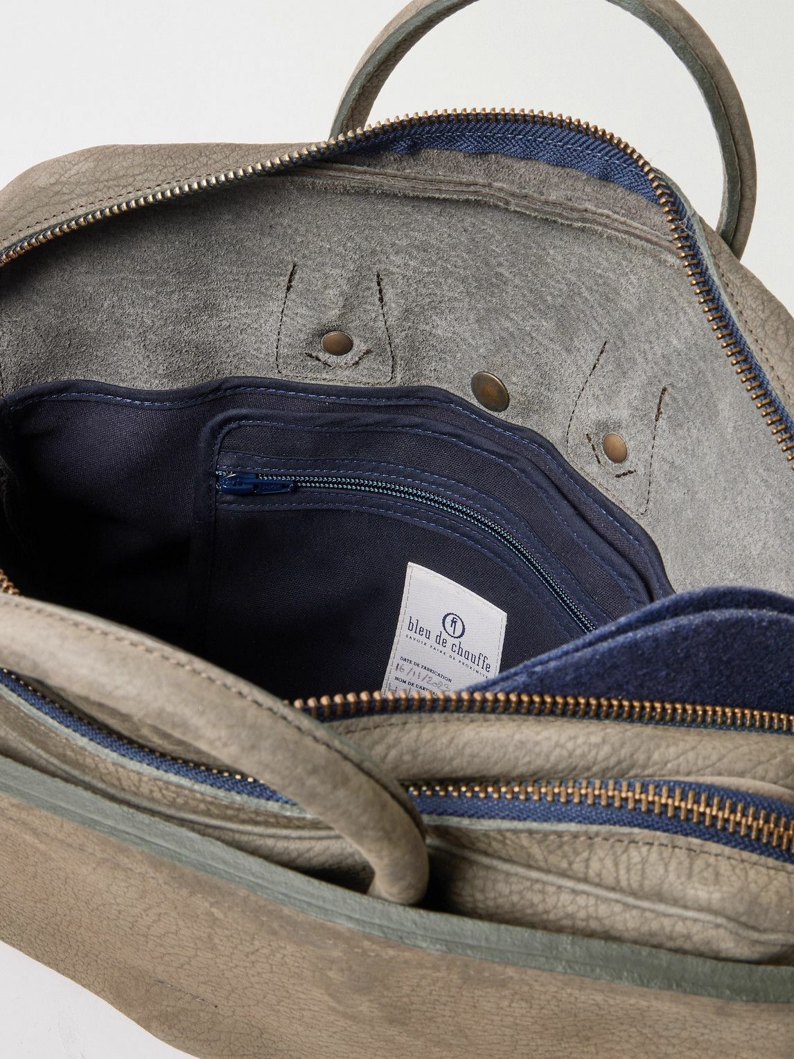 Bleu de Chauffe - Zeppo Full-Grain Nubuck Briefcase