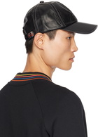 Paul Smith Black Leather Cap