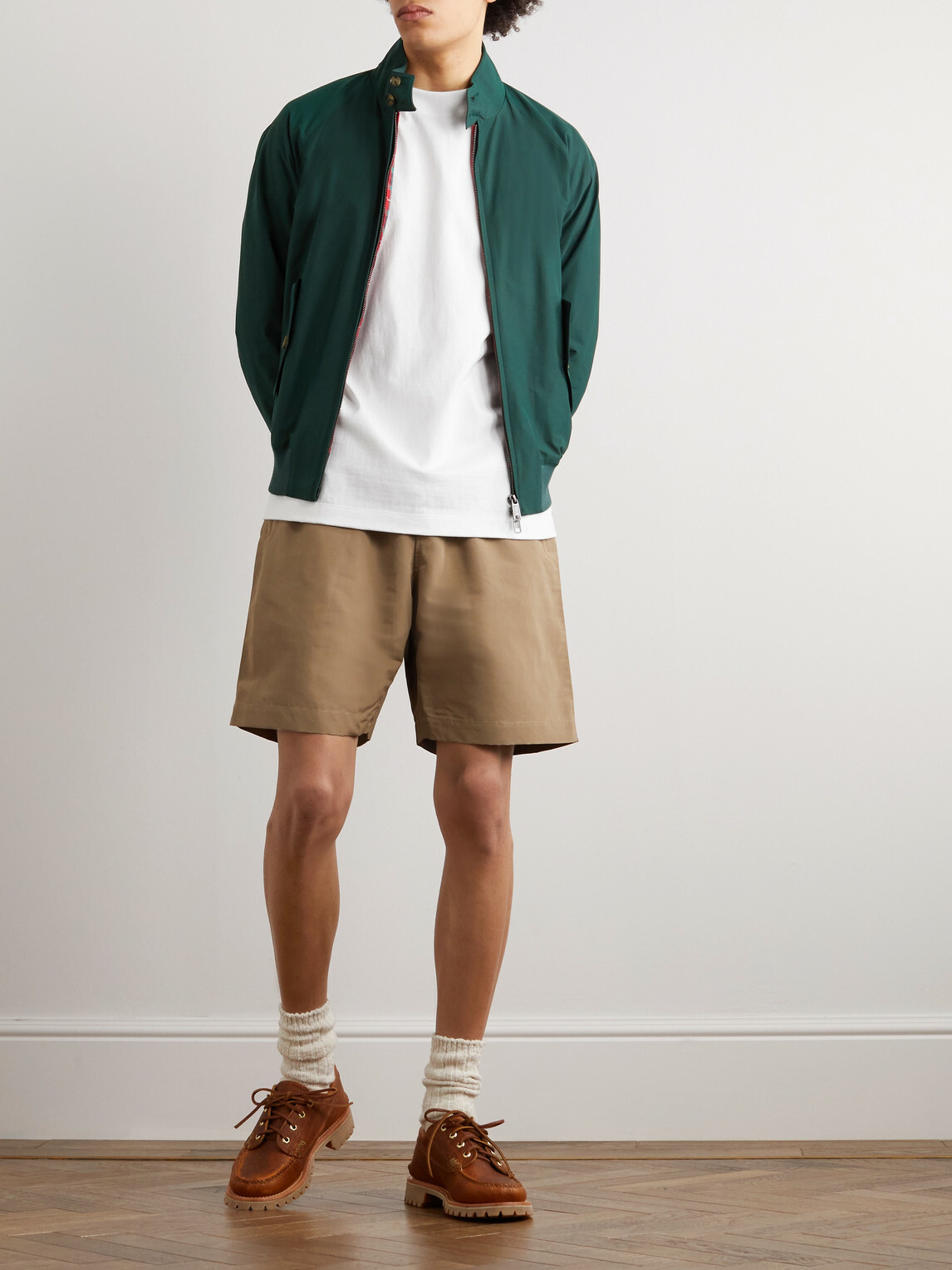 Kaptain Sunshine - Suvin Cotton-Jersey T-Shirt - Neutrals