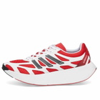 Adidas Running Adidas Adizero Aruku Sneakers in White/Pure Ruby/Black