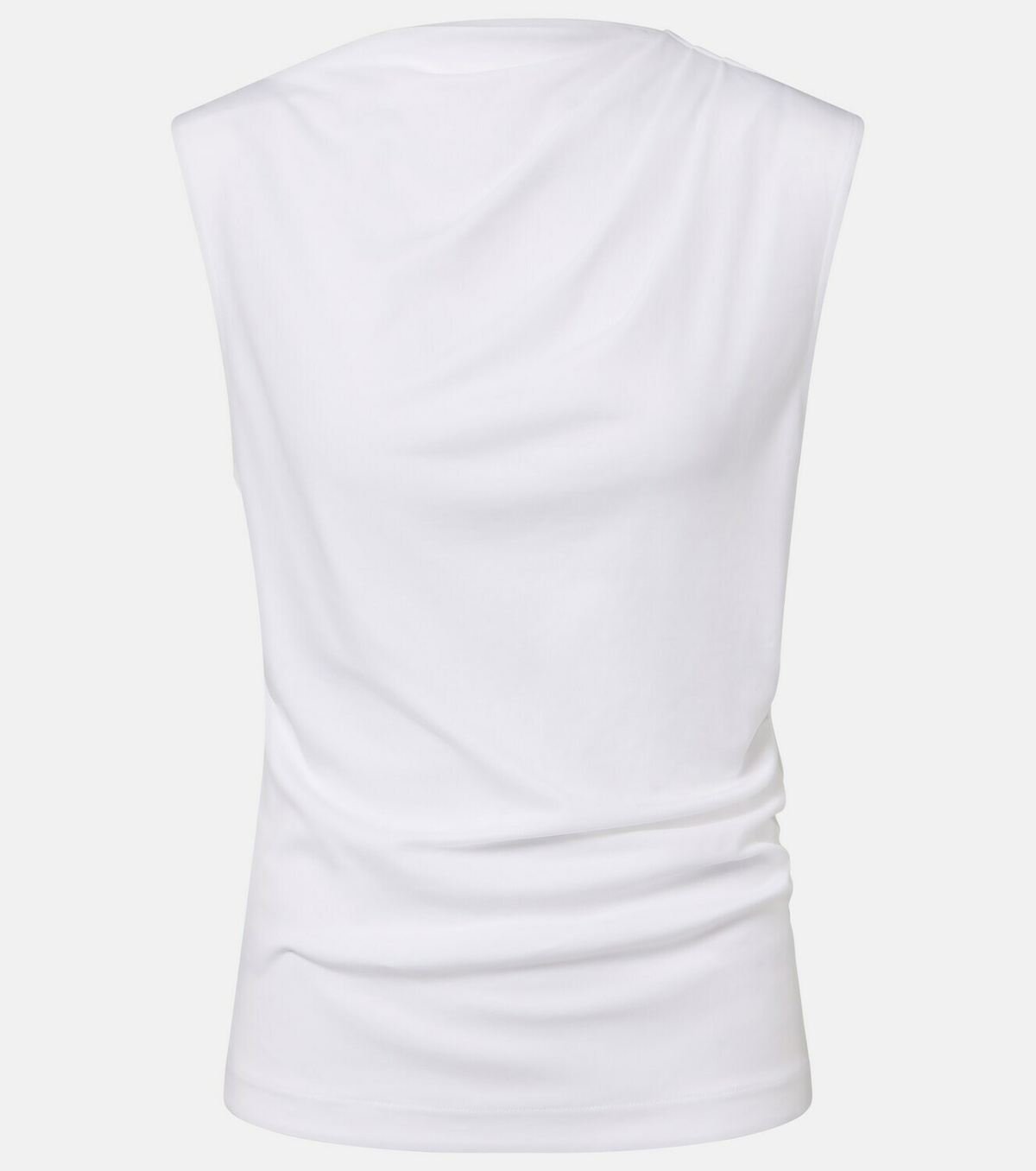 Vince Draped cotton jersey top
