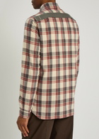 Rick Owens Camicia Plaid Flannel Shirt Multicoloured 1