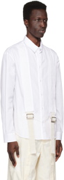 Simone Rocha White Cinch Strap Shirt