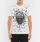 Alexander McQueen - Printed Cotton-Jersey T-Shirt - Men - White