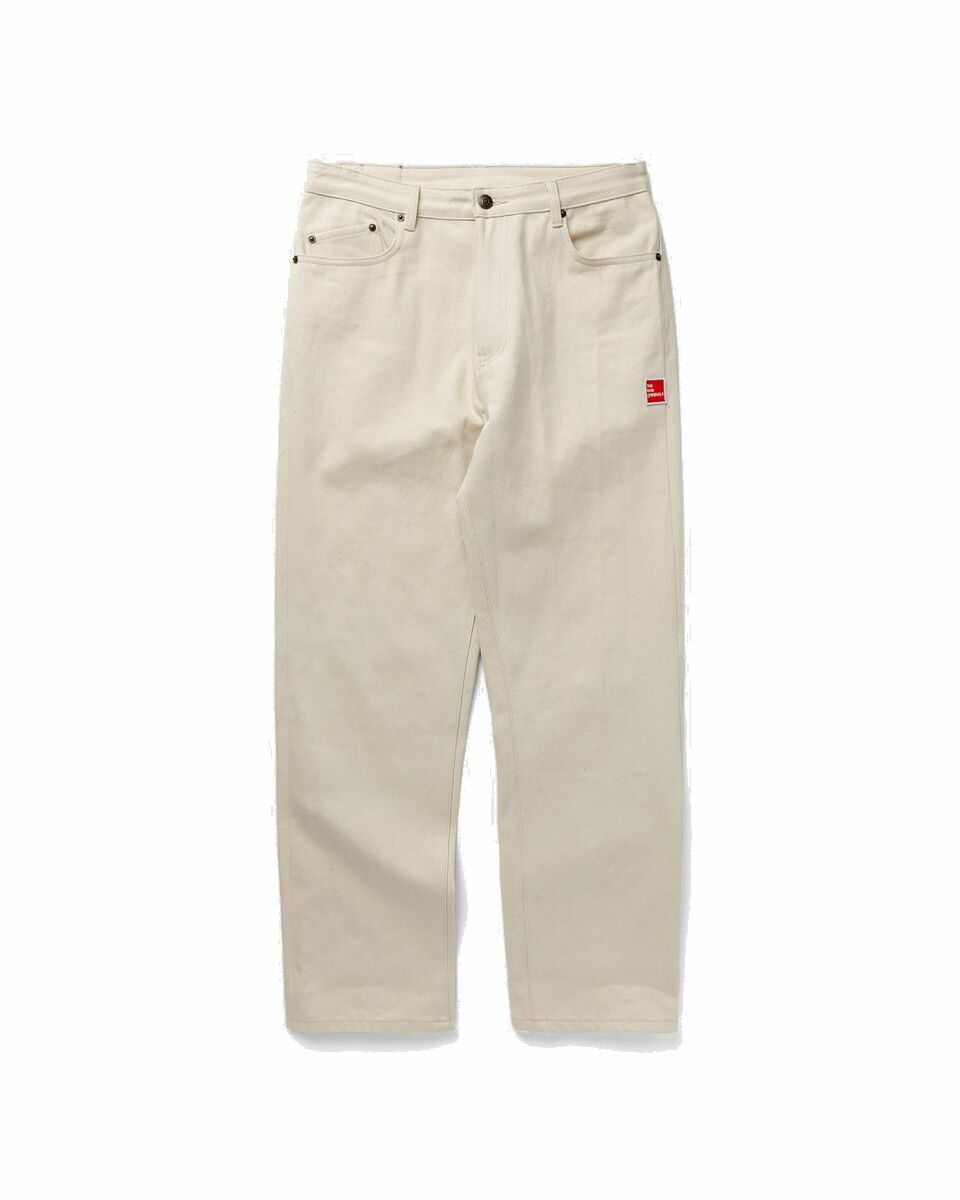 Photo: The New Originals 9 Dots Relaxed Jeans Beige - Mens - Jeans