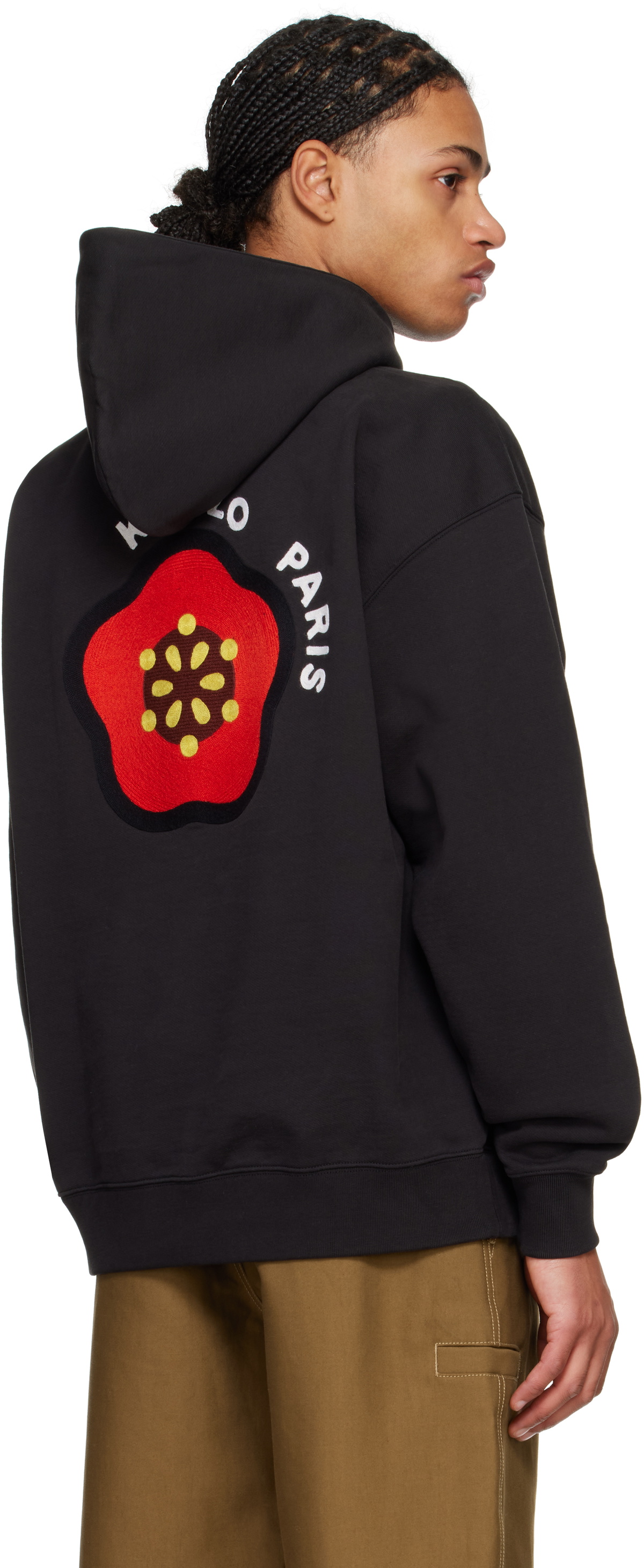 パーカー・フーディ Kenzo Kenzo Pop Embroidered Oversize Hoodie Kenzo Black Kenzo Paris 'Kenzo Pop' Embroidered Oversized
