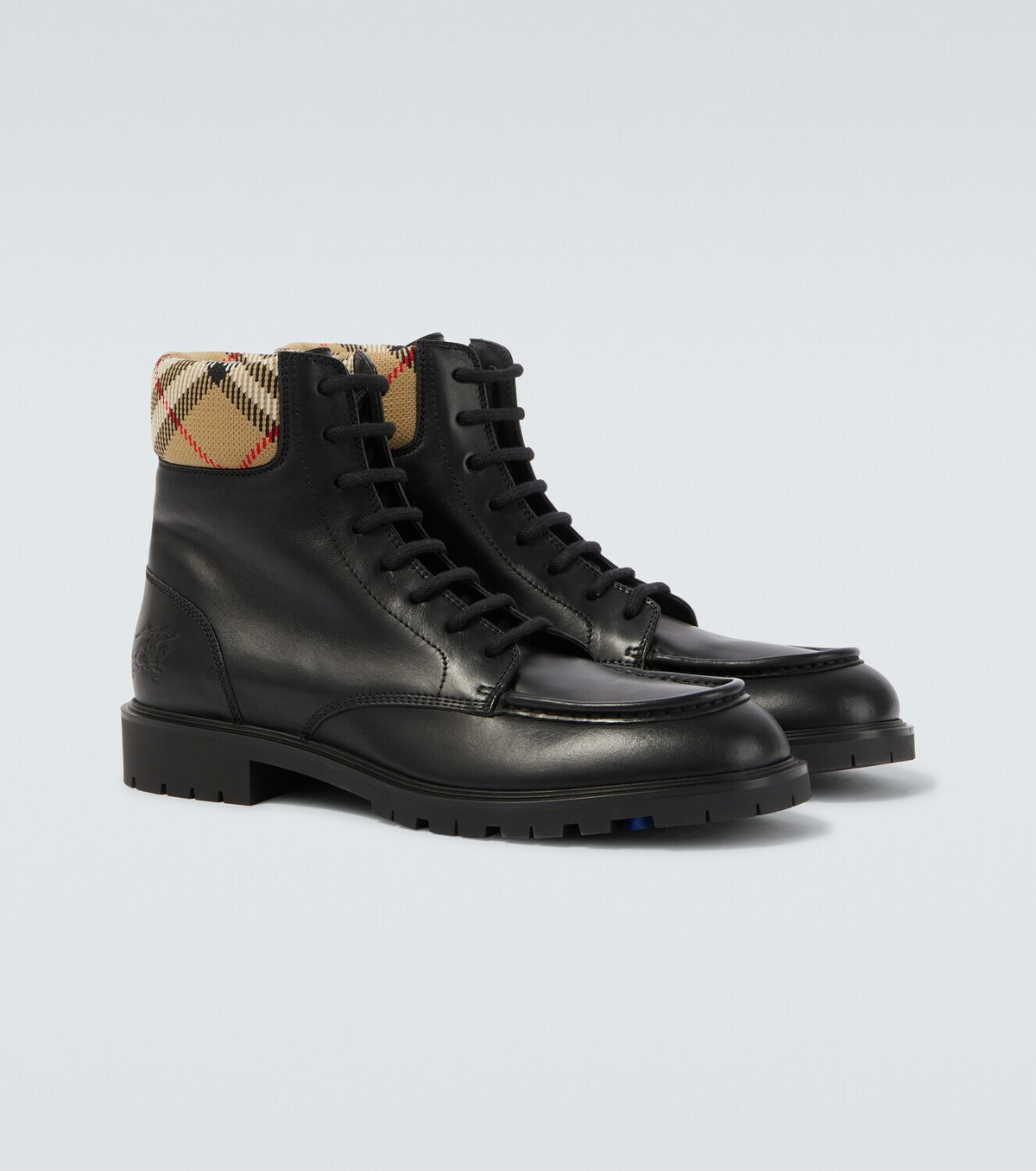 Burberry Rogue leather combat boots