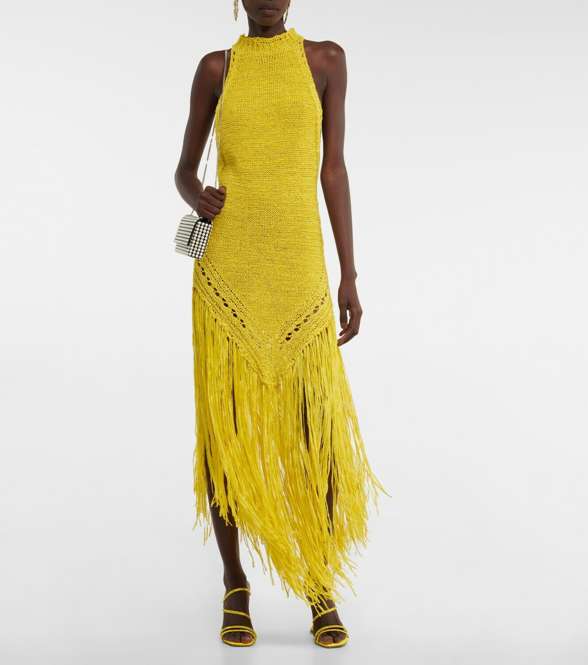 Alexandre vauthier hotsell yellow dress