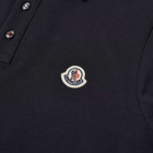 Moncler Men's Classic Logo Polo Shirt in Navy