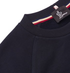 Moncler Grenoble - Logo-Appliquéd Fleece-Back Cotton-Jersey Sweatshirt - Blue