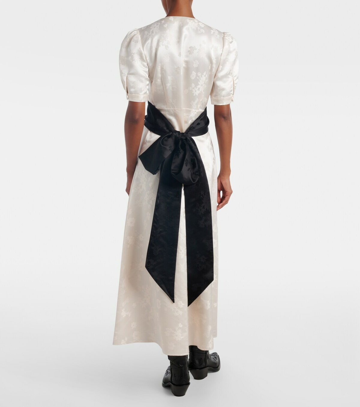 Gabriela Hearst Larkin floral silk midi dress
