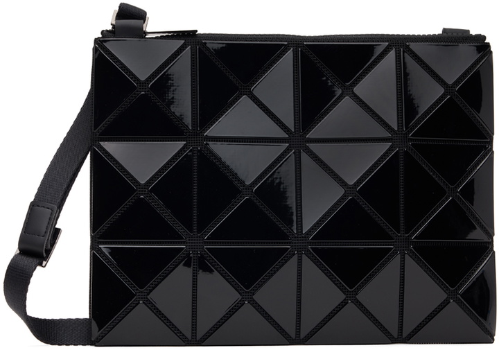 Photo: BAO BAO ISSEY MIYAKE Black Lucent Crossbody Bag