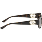 Gucci Brown Hailey Round Sunglasses