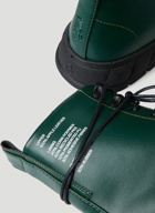 1992 Apple Leather Boots in Dark Green