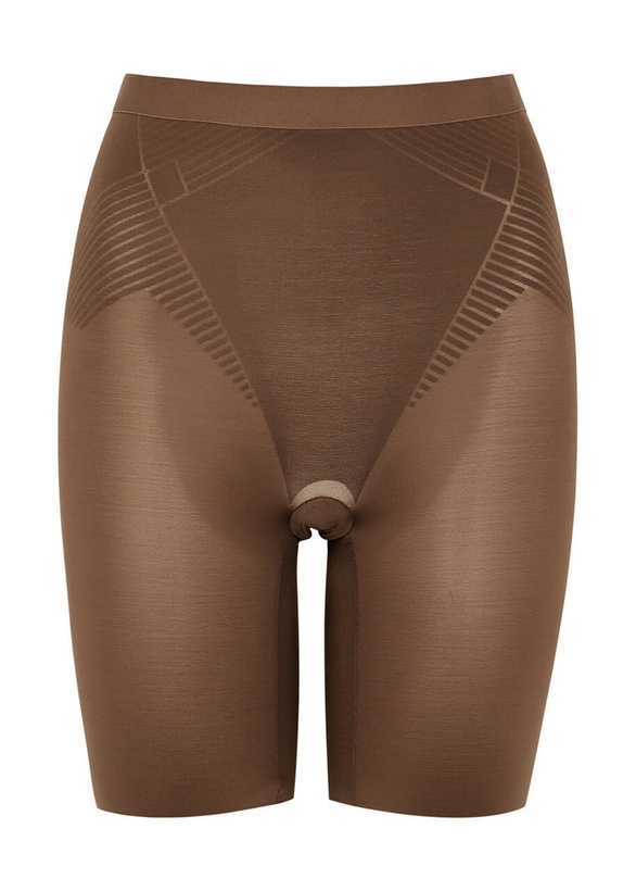 Photo: Spanx Thinstincts 2.0 Mid-thigh Shorts Brown
