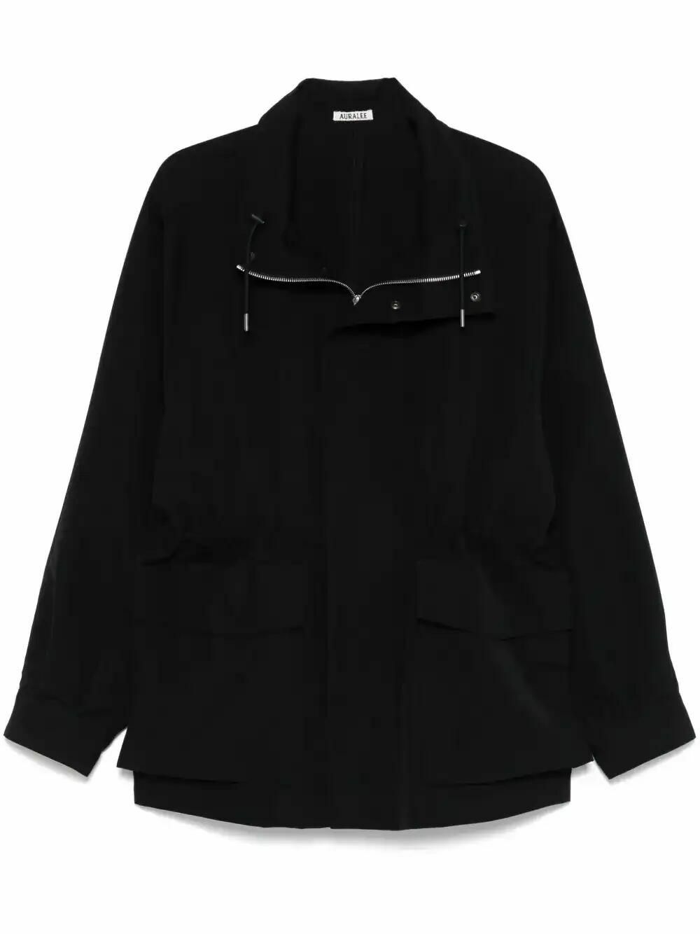 AURALEE Yellow Toggle Duffle Coat Auralee
